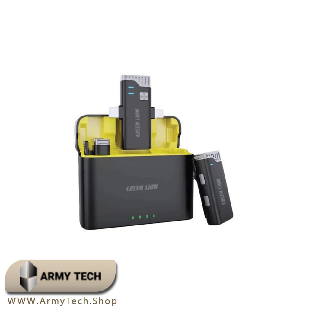 میکروفون بی سیم Green Lion مدل 3in1 Mic