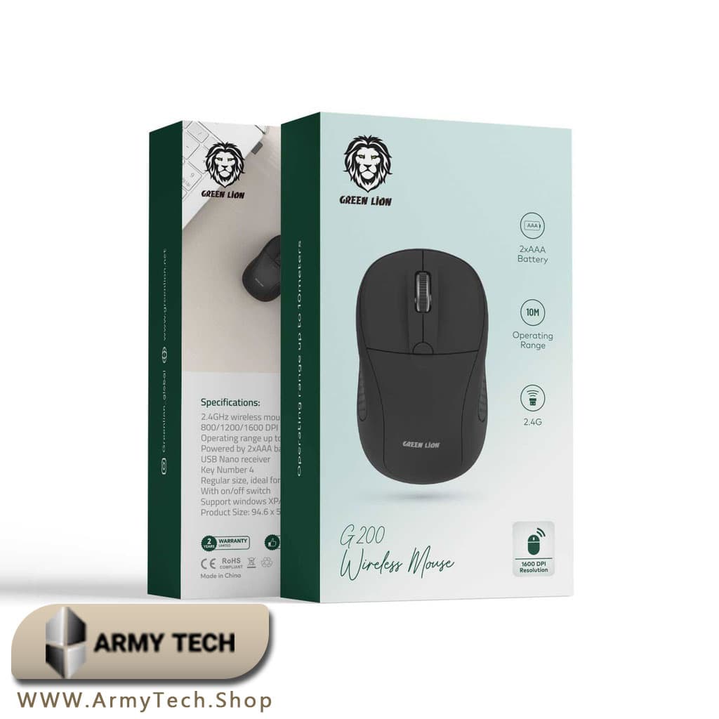 ماوس بی سیم Green Lion G200 2