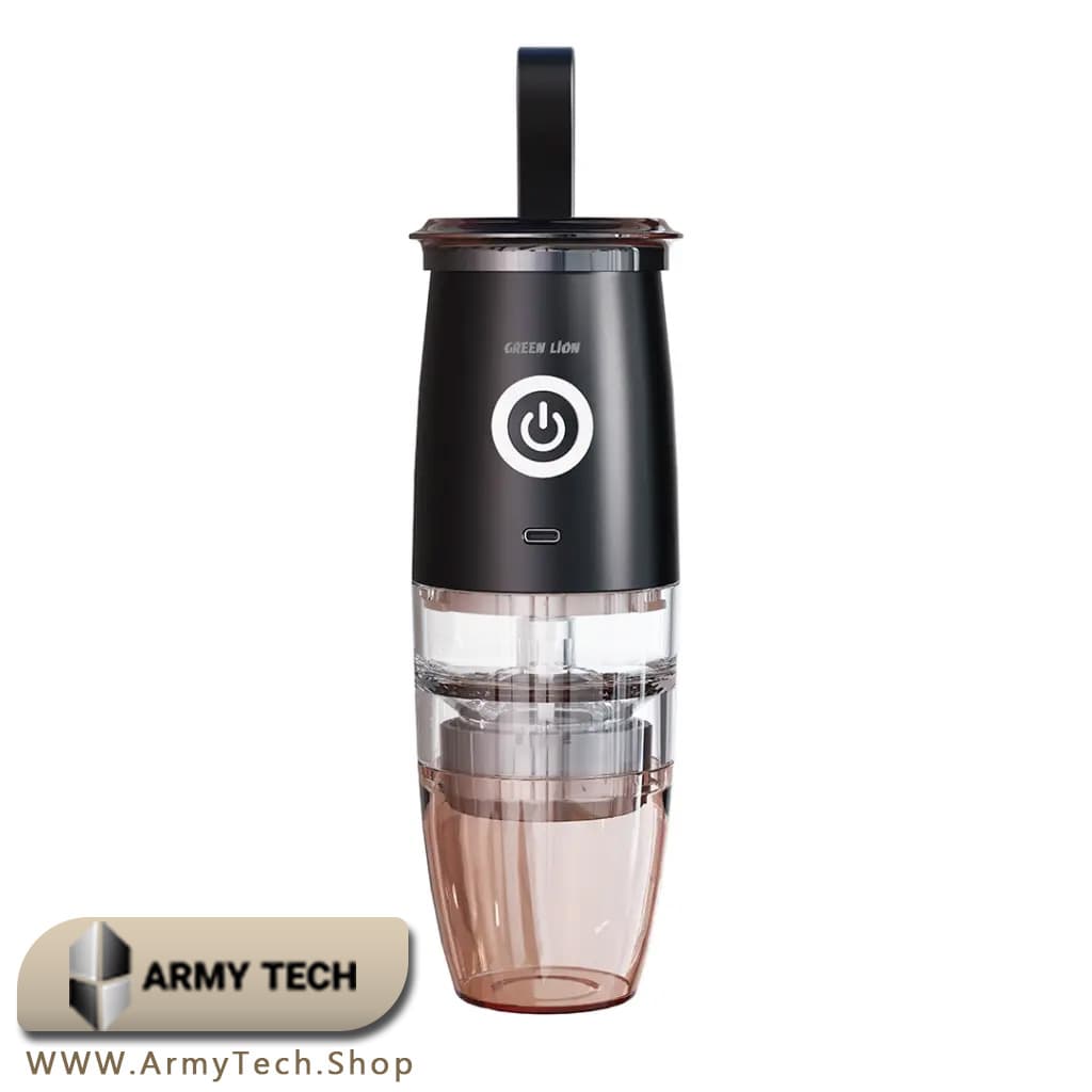 آسیاب قهوه قابل حمل Green Lion مدل GL-CG46 سرعت5 و باتری 1600mAh