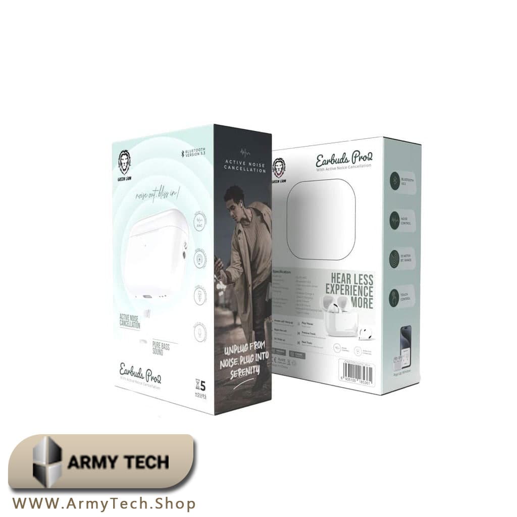 هندزفری بی سیم Green Lion Earbuds Pro2 ANC 2