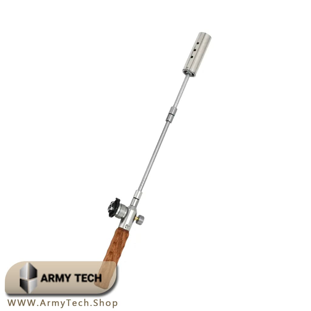 مشعل گازی کمپینگ گرین لاین مدل Flame Torch با دسته چوبی