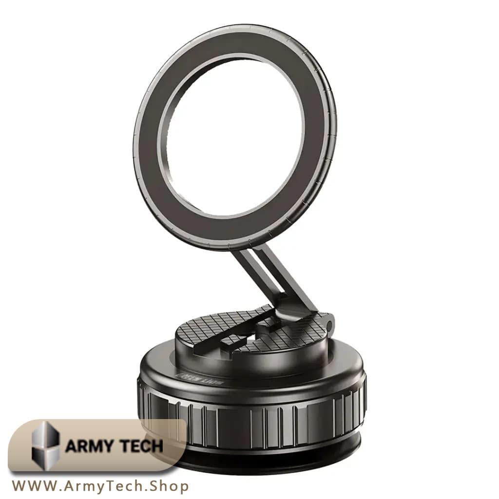 هولدر وکیومی گرین لاین مدل GX-35 پایه نگهدارنده موبایل چرخشی و مگنتی