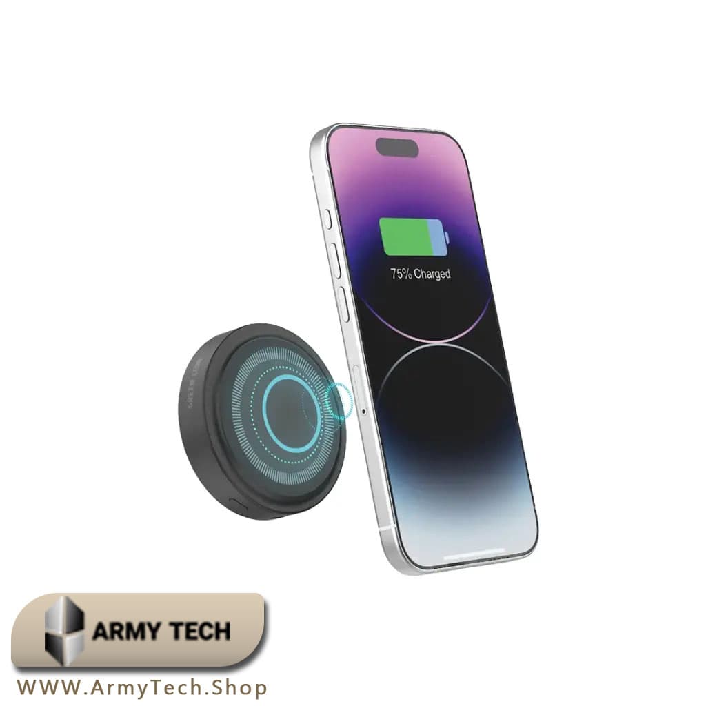 پاوربانک مگنتی گرین لاین مدل Mag Power 3000 2