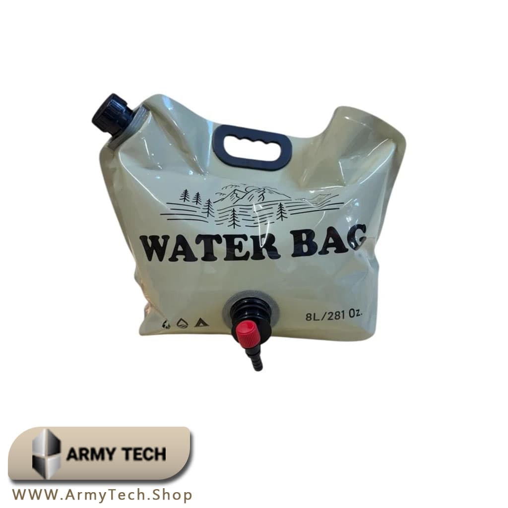 کیسه آب ۸ لیتری قابل حمل کمپینگ – انعطاف‌پذیر و ضد نشت 2