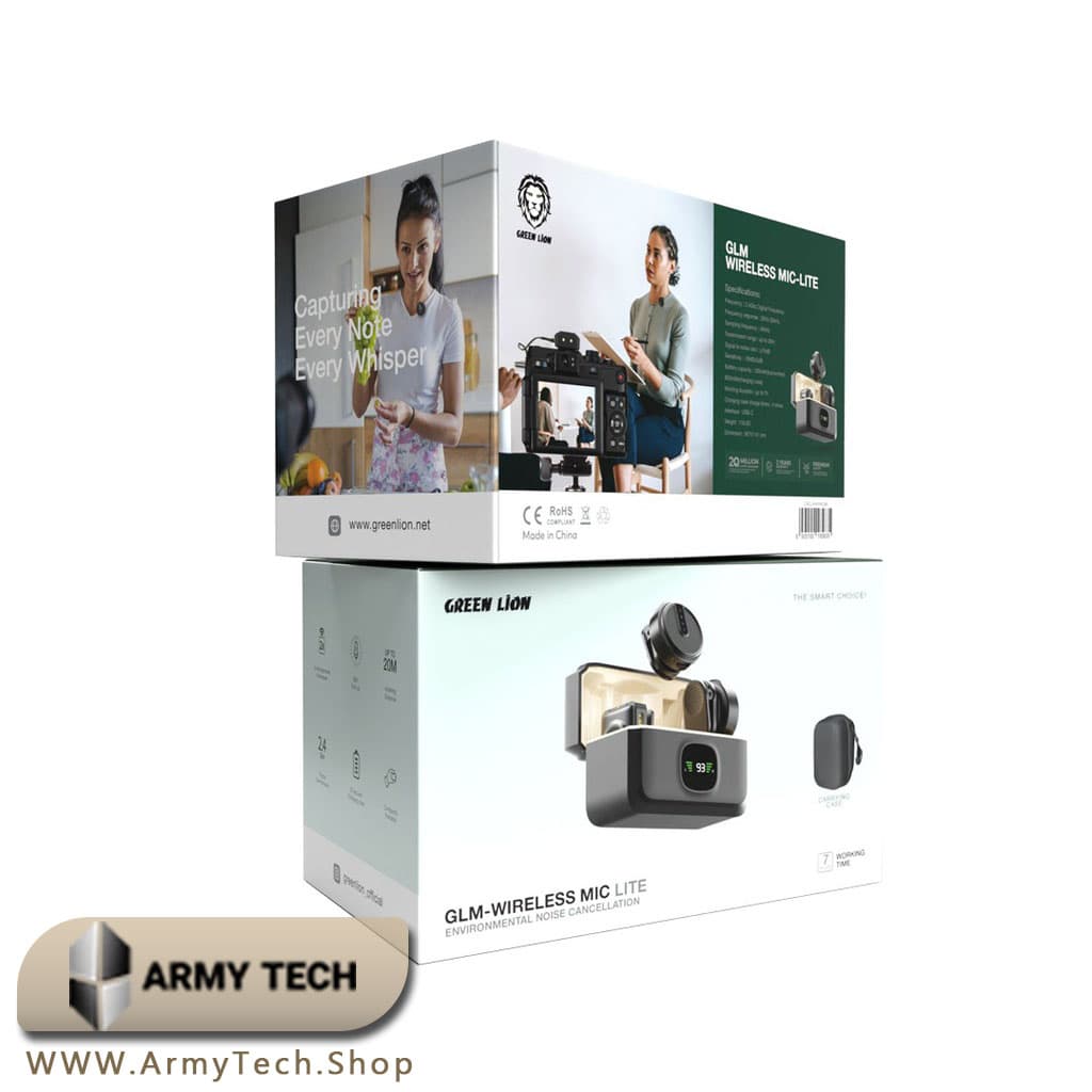 میکروفون بی سیم Green Lion GLM Wireless Mic Lite 4