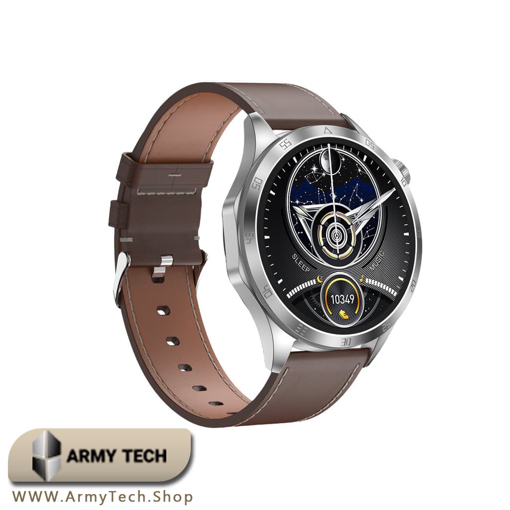 ساعت هوشمند گرین لاین مدل Optima با بند چرمی و سنسور سلامت 2