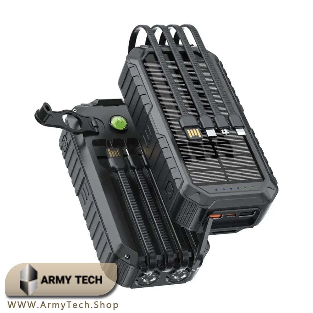 پاوربانک سولار گرین لاین Solar Mate ظرفیت 20000mAh شارژ سریع PD20W