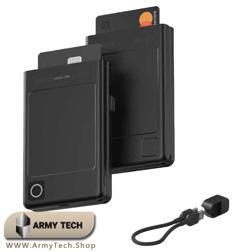 پاوربانک والت پول گرین لاین Wallet 5000mAh Green Lion