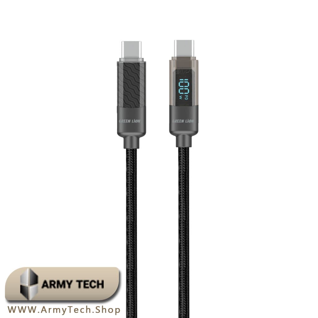 کابل USB-C به USB-C گرین لاین Digital Display 100W 1m