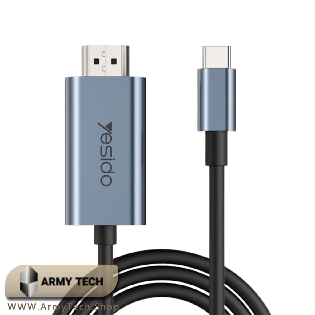 کابل USB-C به HDMI یسیدو مدل HM10 4K@60Hz طول 2m